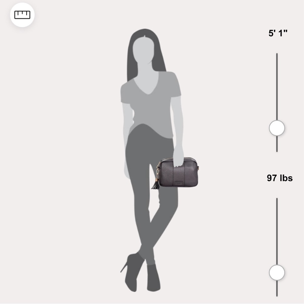 Pom Pom London Dark Brown Crossbody Bag - Picture 7 of 7